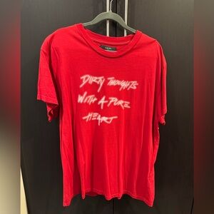AMIRI Red Short Sleeve Tee size L NEVER WORN